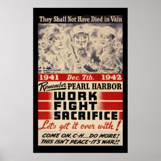 Herinner je Pearl Harbour Poster