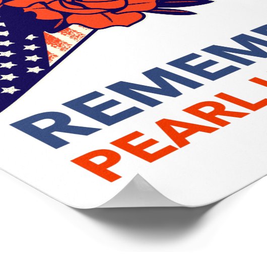 Herinner je Pearl Harbour Poster (Hoek)