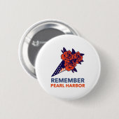 Herinner je Pearl Harbour Ronde Button 5,7 Cm (Voorkant /achterkant)