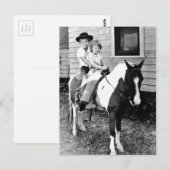 Herinner je Pony Ride-foto's Briefkaart (Voorkant / Achterkant)