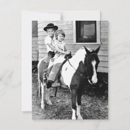 Herinner je Ponyritfoto's Kaart (Voorkant)