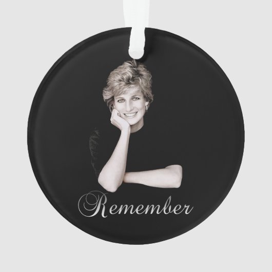 Herinner je Princess Diana Ornament (achterkant)