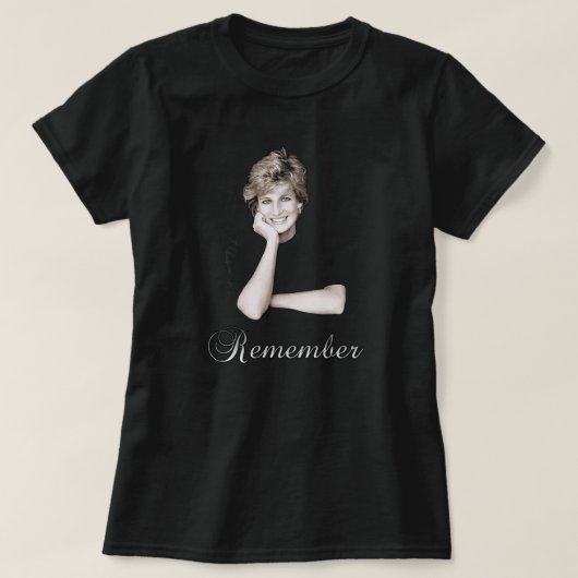 Herinner je Princess Diana T-shirt (Design voorkant)