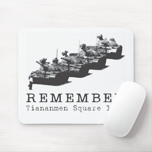 Herinner je Tiananmen Square Muismat (Met muis)