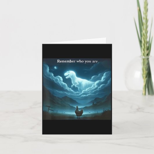 Herinner je wie je bent Kip  Kaart (Voorkant)