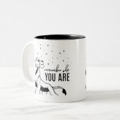 Herinner je wie je bent - Lion King Tweekleurige Koffiemok (Voorkant links)