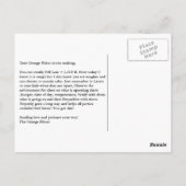 Herinner jezelf aan Yell Less + L.O.V.E. Meer! Briefkaart (Achterkant)