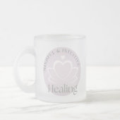 Herinner jezelf eraan hoeveel je waard bent matglas koffiemok (Links)