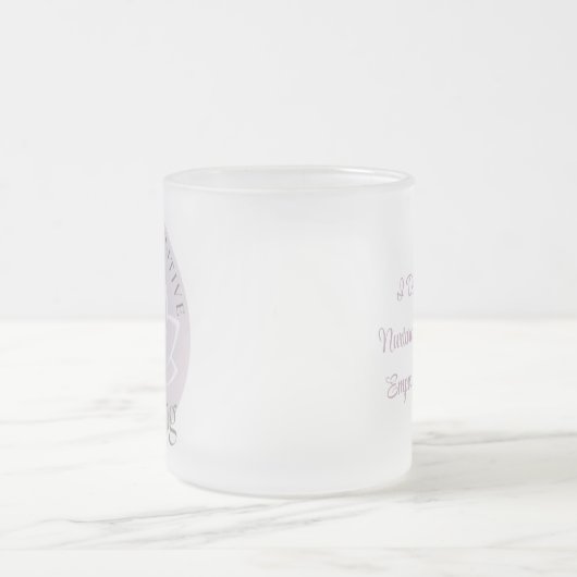 Herinner jezelf eraan hoeveel je waard bent matglas koffiemok (Center)