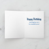 Herinner Jezus op je verjaardag Feestdagen Kaart (Binnen)