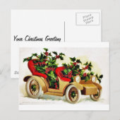 Herinner Kerstmis Feestdagenkaart (Voorkant / Achterkant)