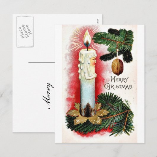 Herinner Kerstmis Feestdagenkaart (Voorkant / Achterkant)