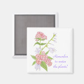 Herinner me aan Water de Magnet van Planten (Voorkant / Achterkant)
