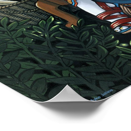 Herinner me Bohemian Neo Gypsy Caravan Fae Poster (Hoek)