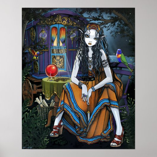 Herinner me Bohemian Neo Gypsy Caravan Fae Poster (Voorkant)