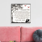 Herinner me canvas afdruk (Insitu (Woonkamer))