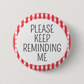 Herinner me er alsjeblieft aan ronde button 5,7 cm (Voorkant)