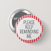 Herinner me er alsjeblieft aan ronde button 5,7 cm (Voorkant /achterkant)