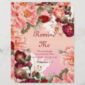 Herinner me Gepersonaliseerd Papier (Voorkant / Achterkant)