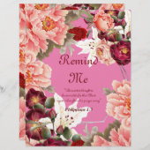 Herinner me Gepersonaliseerd Papier (Voorkant / Achterkant)