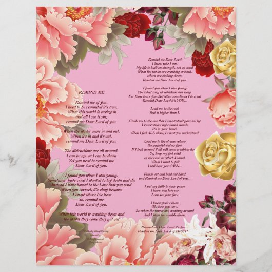 Herinner me Gepersonaliseerd Papier (Achterkant)