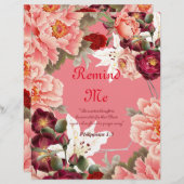 Herinner me Gepersonaliseerd Papier (Voorkant / Achterkant)