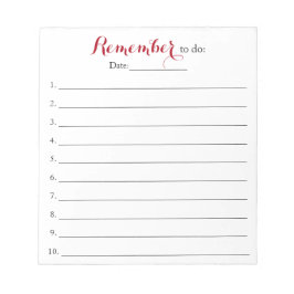 Herinner me om de Organisator van de Lijst met Dat Notitieblok