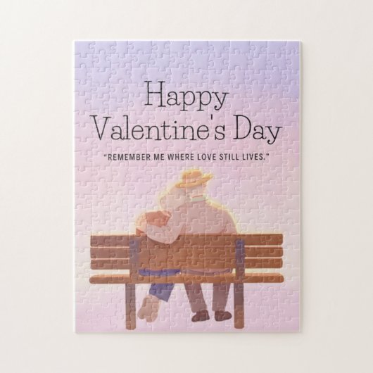 Herinner me ons liefdesleven legpuzzel (Verticaal)
