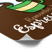  Herinner me op Espresso Dag Poster (Hoek)