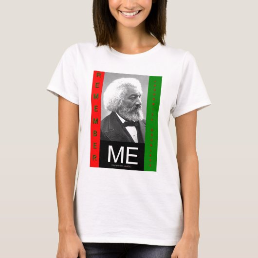 herinner meMEfrederickDouglass T-shirt (Voorkant)