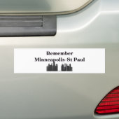Herinner Minneapolis & St. Paul Bumpersticker (Op auto)