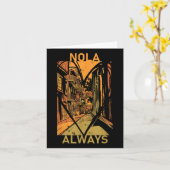 Herinner Nola Nooit New Orleans Vergeten Altijd Su Kaart (Gele Bloem)