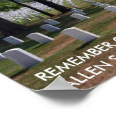 HERINNER ONZE VALLEN SOLDATEN POSTER (Hoek)