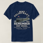 HERINNER ORP ORZEL 85A Poolse marine T-shirt (Design voorkant)