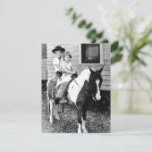 Herinner pony rit foto's kaart (Staand voorkant)