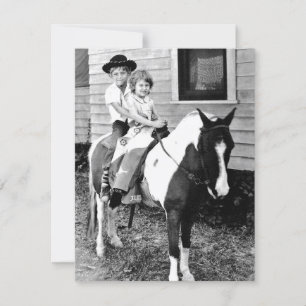 Herinner pony rit foto's kaart