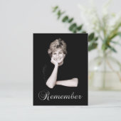 Herinner prinses Diana Briefkaart (Staand voorkant)