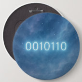 HERINNER | STARZAAD LICHTWERKER ONTWAKEKNOP RONDE BUTTON 6,0 CM (Voorkant /achterkant)