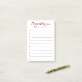 Herinner Taaklijst Organisator met Datum Post-it® Notes (Op bureau)