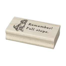 HERINNER VOLLEDIGE STOPPENS CHARLIE HOND RUBBER ST RUBBERSTEMPEL