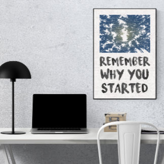 Herinner Waarom Bos Zonlicht Motivatationeel Poster