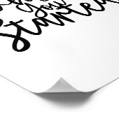 "Herinner waarom u begon"Citaat Poster (Hoek)