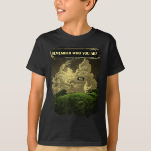 Herinner Wie Je Bent Grappige Kip Dinosaurus Evolu T-shirt