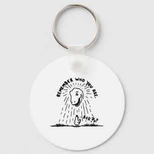 Herinner Wie Je Bent Grappige Kip Shirt Dinosaur  Sleutelhanger