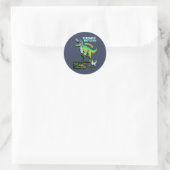 Herinner Wie Je Bent Kip Ronde Sticker (Tas)