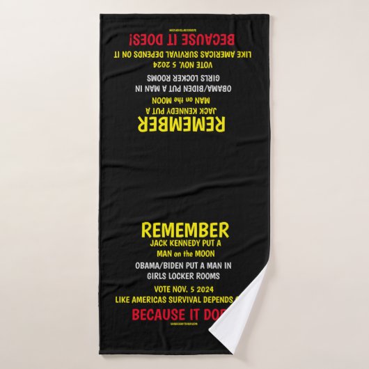 HERINNEREN AAN DE STEMMING BADHANDDOEK (Badhanddoek)