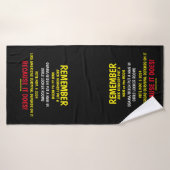HERINNEREN AAN DE STEMMING BADHANDDOEK (Badhanddoek)