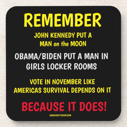 HERINNEREN AAN DE STEMMING BIER ONDERZETTER (Voorkant)