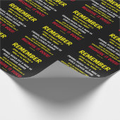 HERINNEREN AAN DE STEMMING CADEAUPAPIER (Hoek)