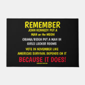 HERINNEREN AAN DE STEMMING DEURMAT (Voorkant)